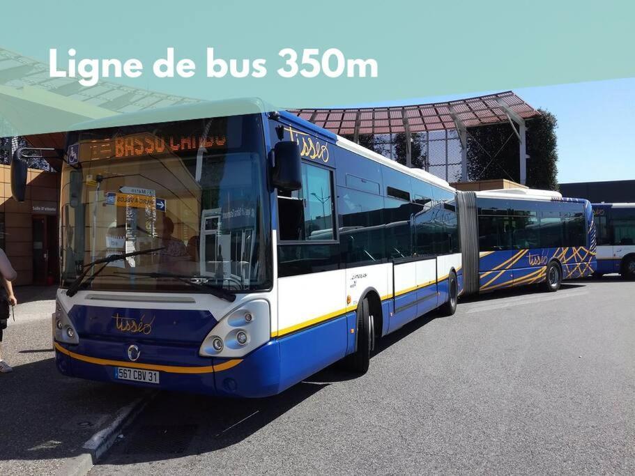 2 Chambres - Proche Gare Sncf Avec Parking Toulouse Ngoại thất bức ảnh