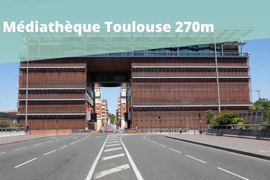 2 Chambres - Proche Gare Sncf Avec Parking Toulouse Ngoại thất bức ảnh