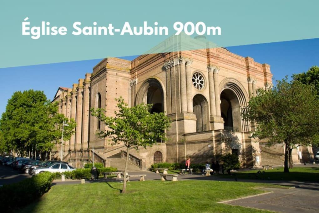 2 Chambres - Proche Gare Sncf Avec Parking Toulouse Ngoại thất bức ảnh